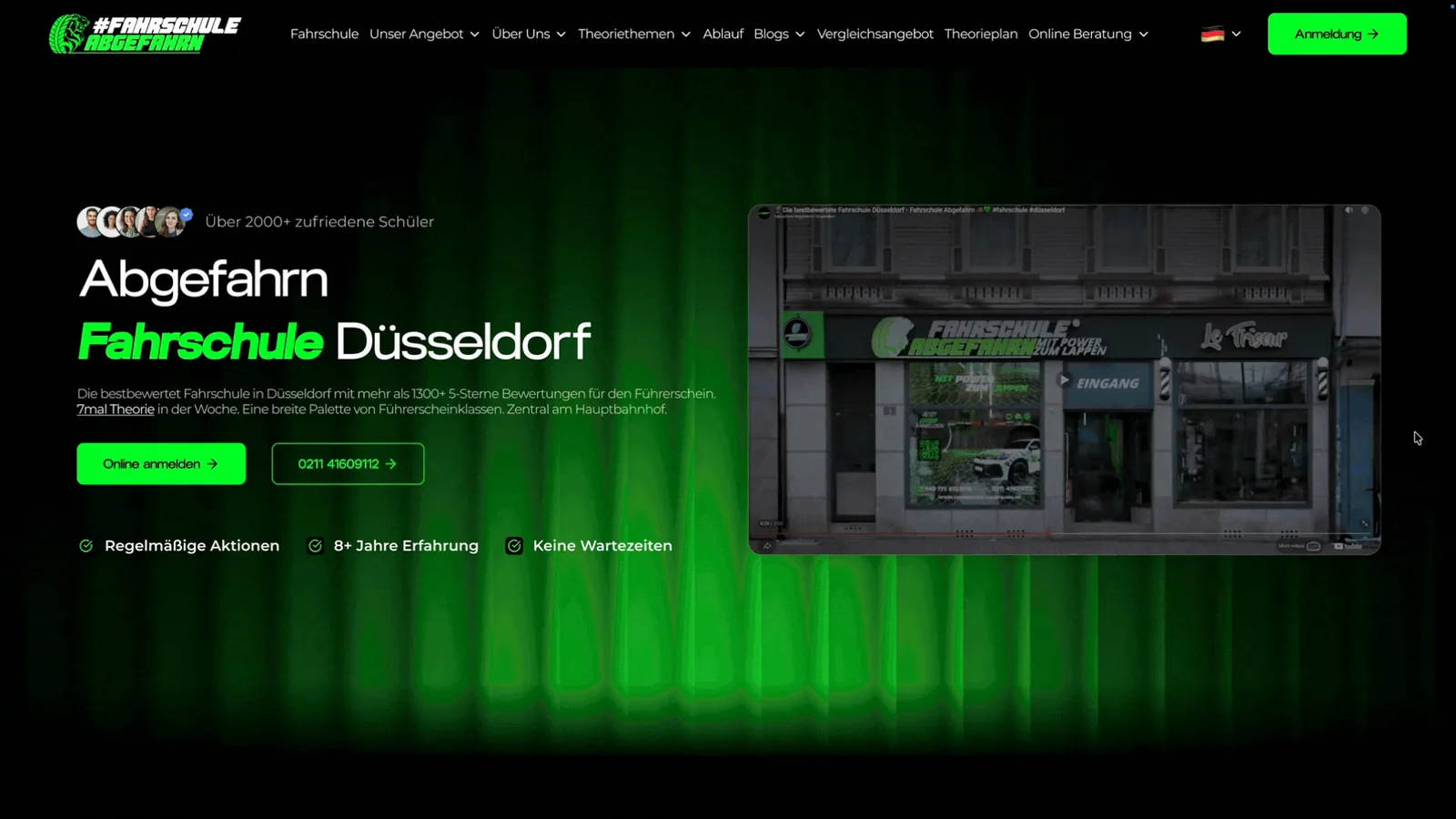 fahrschule-abgefahrn.de home page